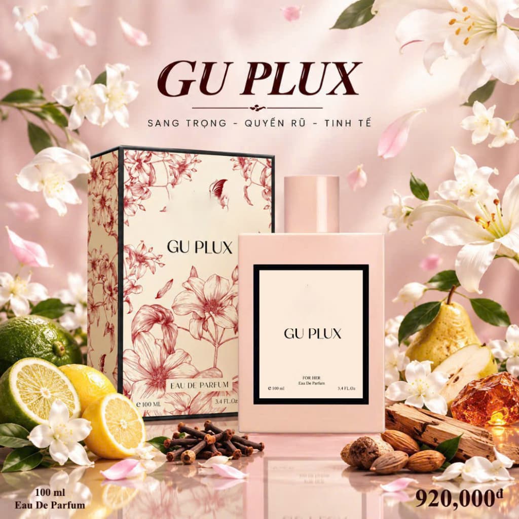 Nước hoa nữ sang trọng Gu Plux 100ml chính hãng