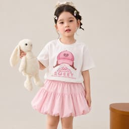 Chân váy bé gái iLUKiD váy nhún tầng dáng bồng có trong bảo hộ cạp chun co giãn thoải mái cho bé 1-12 tuổi VB01 4