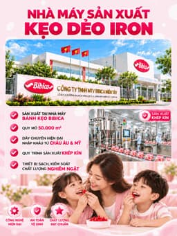 Kẹo Dẻo Sắt Cho Bé Happy Vitamin Iron Liposomal 5.68mg - Bổ Sung Sắt Không Gây Táo Bón, Hấp Thu Tốt Hơn (Túi 16g) 9
