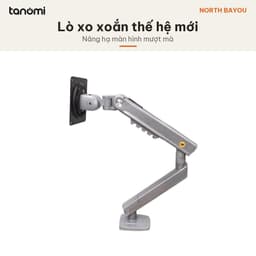 Giá đỡ màn hình North Bayou A5 1 màn 17-32 inch 2-9 kg Lò xo xoắn Pad VESA rời Kẹp bàn arm màn hình 3