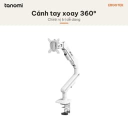 Giá đỡ màn hình Ergotek EZ100 PRO 1 màn 27-40 inch 3-12 kg Xoay cánh tay 360° VESA 75x75 100x100 mm 4