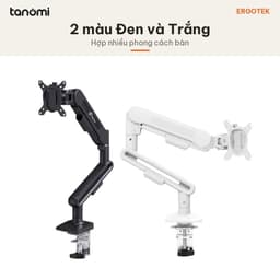 Giá đỡ màn hình Ergotek EZ100 PRO 1 màn 27-40 inch 3-12 kg Xoay cánh tay 360° VESA 75x75 100x100 mm 3