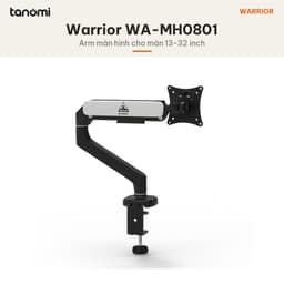 Giá đỡ màn hình Warrior WA-MH0801 1 màn 13-32 inch 2-9 kg VESA 75x75 100x100 mm arm màn hình 2