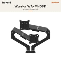Giá đỡ màn hình Warrior WA-MH0811 2 màn 13-32 inch 2-9 kg VESA 75x75 100x100 mm arm màn hình 2