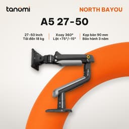 Giá đỡ màn hình North Bayou A5 1 màn 27-50 inch 18 kg VESA 75x75 100x100 mm arm màn hình 1