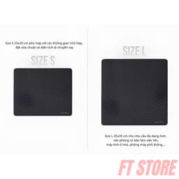Pad Chuột Lót Cao Cấp HyperWork Core Pad - Bề Mặt Mượt Mà, Chống Trượt, Độ Dày 4mm - Chính hãng 7