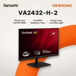 Màn hình văn phòng ViewSonic VA2432-H-2 24 inch IPS Full HD 100Hz Adaptive-Sync học tập bảo vệ mắt 1
