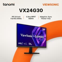 Màn hình gaming ViewSonic VX24G30 24 inch IPS Full HD 240Hz 0.8ms MPRT HDR10 chơi game FPS G-Sync compatible 1