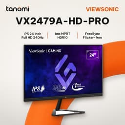 Màn hình gaming ViewSonic VX2479A-HD-PRO 24 inch IPS Full HD 240Hz 1ms MPRT HDR10 chơi game FPS 1