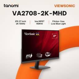 Màn hình văn phòng ViewSonic VA2708-2K-MHD 27 inch IPS 100Hz Loa 2W x 2 học tập bảo vệ mắt HDMI VGA 1