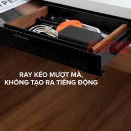 Ngăn Kéo Gắn Bàn HyperWork Steel Drawer DR01 - Tải trọng tới 8 kg, Độ dày 50,8 mm, Chất liệu thép 6