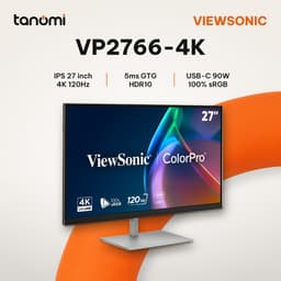 Màn hình đồ hoạ ViewSonic VP2766-4K 27 inch IPS 120Hz USB-C 90W thiết kế chỉnh ảnh 100 sRGB HDR10 1
