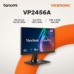 Màn hình đồ hoạ ViewSonic VP2456A 24 inch IPS Full HD 120Hz USB-C 90W thiết kế chỉnh ảnh 100 sRGB 1