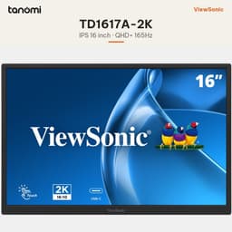 Màn hình di động cảm ứng ViewSonic TD1617A-2K 16 inch IPS QHD+ 165Hz Cảm ứng 10 điểm USB-C màn hình phụ laptop 2