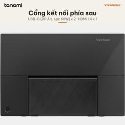 Màn hình di động cảm ứng ViewSonic TD1617A-2K 16 inch IPS QHD+ 165Hz Cảm ứng 10 điểm USB-C màn hình phụ laptop 4