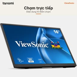 Màn hình di động cảm ứng ViewSonic TD1617A-2K 16 inch IPS QHD+ 165Hz Cảm ứng 10 điểm USB-C màn hình phụ laptop 6