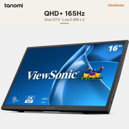 Màn hình di động cảm ứng ViewSonic TD1617A-2K 16 inch IPS QHD+ 165Hz Cảm ứng 10 điểm USB-C màn hình phụ laptop 3