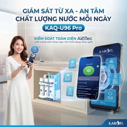 Máy Lọc Nước Để Gầm KAROFI KAQ-U96 PRO, 10 Lõi Cao Cấp, Vòi Led Điện Tử, Kết Nối Wifi, BH Tại Nhà 3 Năm 9