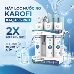 Máy Lọc Nước Để Gầm KAROFI KAQ-U96 PRO, 10 Lõi Cao Cấp, Vòi Led Điện Tử, Kết Nối Wifi, BH Tại Nhà 3 Năm 3