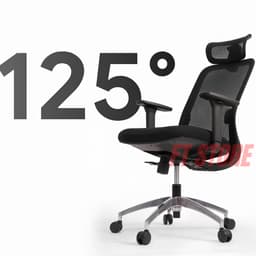 Ghế Công Thái Học HyperWork Cloud Chair OC03 - Đệm PU Foam 55kg/m3, Lưới AeroMesh Thoáng Khí, Ngả 125 Độ, Chân Nhôm Đúc 6