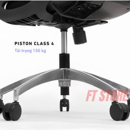 Ghế Công Thái Học HyperWork Cloud Chair OC03 - Đệm PU Foam 55kg/m3, Lưới AeroMesh Thoáng Khí, Ngả 125 Độ, Chân Nhôm Đúc 2