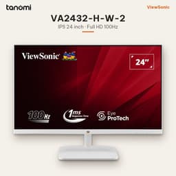 Màn hình văn phòng ViewSonic VA2432-H-W-2 24 inch IPS Full HD 100Hz Adaptive-Sync Trắng học tập 2