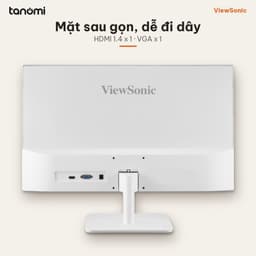 Màn hình văn phòng ViewSonic VA2432-H-W-2 24 inch IPS Full HD 100Hz Adaptive-Sync Trắng học tập 4
