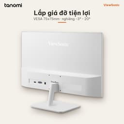 Màn hình văn phòng ViewSonic VA2432-H-W-2 24 inch IPS Full HD 100Hz Adaptive-Sync Trắng học tập 5