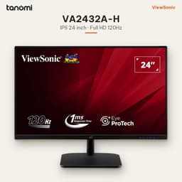 Màn hình văn phòng ViewSonic VA2432A-H 24 inch IPS Full HD 120Hz Adaptive-Sync học tập bảo vệ mắt 2