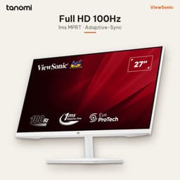 Màn hình văn phòng ViewSonic VA2732-H-W-2 27 inch IPS Full HD 100Hz Adaptive-Sync Trắng học tập 3