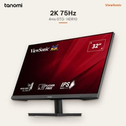 Màn hình văn phòng ViewSonic VA3209-2K-MHD 32 inch IPS 75Hz Loa 2.5W x 2 học tập bảo vệ mắt HDMI VGA 3