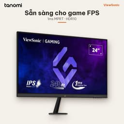 Màn hình gaming ViewSonic VX2479A-HD-PRO 24 inch IPS Full HD 240Hz 1ms MPRT HDR10 chơi game FPS 4