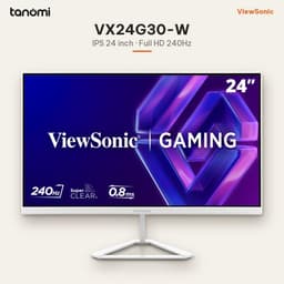 Màn hình gaming ViewSonic VX24G30-W 24 inch IPS Full HD 240Hz 0.8ms MPRT HDR10 Trắng chơi game FPS 2