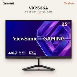 Màn hình gaming ViewSonic VX2536A 25 inch IPS Full HD 320Hz 0.5ms MPRT HDR10 chơi game FPS G-Sync compatible 2