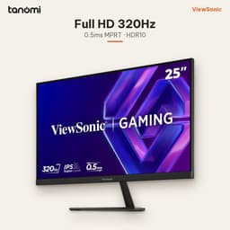 Màn hình gaming ViewSonic VX2536A 25 inch IPS Full HD 320Hz 0.5ms MPRT HDR10 chơi game FPS G-Sync compatible 3