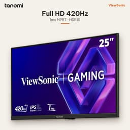 Màn hình gaming ViewSonic VX2537 25 inch IPS Full HD 420Hz 1ms MPRT HDR10 chơi game FPS G-Sync compatible 3