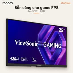Màn hình gaming ViewSonic VX2537 25 inch IPS Full HD 420Hz 1ms MPRT HDR10 chơi game FPS G-Sync compatible 6