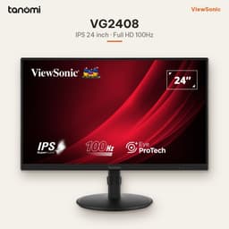 Màn hình văn phòng ViewSonic VG2408 24 inch IPS Full HD 100Hz Adaptive-Sync làm việc học tập bảo vệ mắt 2