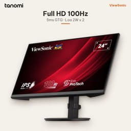 Màn hình văn phòng ViewSonic VG2408 24 inch IPS Full HD 100Hz Adaptive-Sync làm việc học tập bảo vệ mắt 3