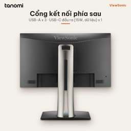 Màn hình đồ hoạ ViewSonic VP2456A 24 inch IPS Full HD 120Hz USB-C 90W thiết kế chỉnh ảnh 100 sRGB 4