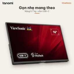 Màn hình di động ViewSonic VA1650 16 inch IPS Full HD 60Hz USB-C màn hình phụ laptop văn phòng đi công tác 6