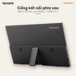 Màn hình di động ViewSonic VA1650 16 inch IPS Full HD 60Hz USB-C màn hình phụ laptop văn phòng đi công tác 4