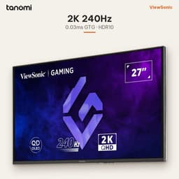 Màn hình gaming ViewSonic XG2738-2K-OLED 27 inch 240Hz 0.03ms GTG QD-OLED chơi game FPS G-Sync compatible 3