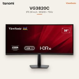 Màn hình cong ViewSonic VG3820C 38 inch IPS WQHD+ 75Hz USB-C 96W ultrawide 21:9 làm việc đa nhiệm 2