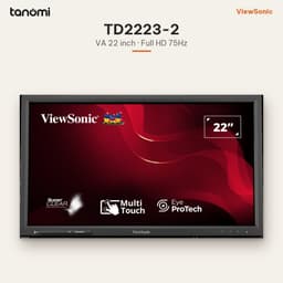 Màn hình cảm ứng ViewSonic TD2223-2 22 inch VA Full HD 75Hz cảm ứng hồng ngoại bán hàng kiosk học tập 2