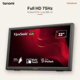 Màn hình cảm ứng ViewSonic TD2223-2 22 inch VA Full HD 75Hz cảm ứng hồng ngoại bán hàng kiosk học tập 3