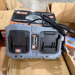 ĐẾ SẠC ĐÔI 2 PIN 21V_1.5AH CHÂN PHỔ THÔNG KAPUSI K00009 CẤM ĐIỆN TRỰC TIẾP 220V 5