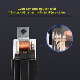 Bộ dây điện độ còi xe hơi, xe máy 12V, Dây đồng nguyên chất bọc vỏ chống cháy, bộ dây điện rơle xe hơi 4