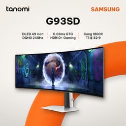 Màn hình gaming cong Samsung Odyssey OLED G9 G93SD LS49DG930SEXXV 49 inch DQHD 240Hz 0.03ms GTG G-Sync compatible 1