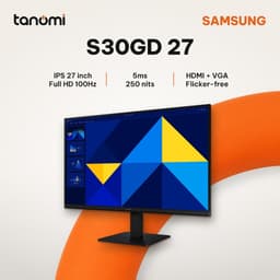 Màn hình văn phòng Samsung Essential S3 LS27D300GAEXXV 27 inch IPS Full HD 100Hz HDMI và VGA làm việc 1